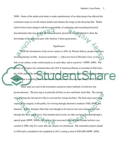 What Actions toward Standardization of Conservation will Ensure the Preservation of History