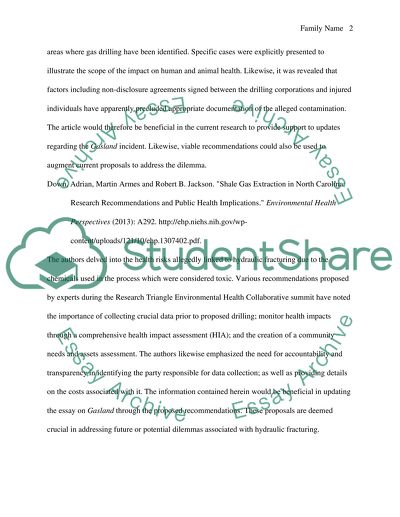 The Impact of Hydraulic Fracturing and Economic Perspectives