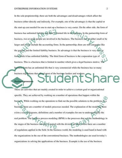 Entreprise Information Systems