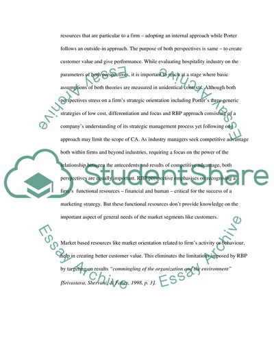 Marketing Strategies in the Changing Envrionment of the Hospiltality and Tourism Industry
