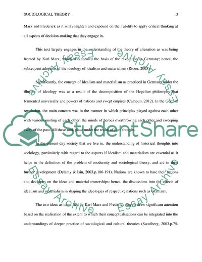 The Development of Sociological Theory