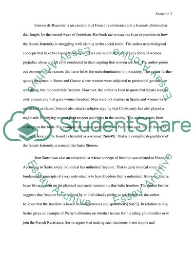 The Second Sex by Simone de Beauvoir