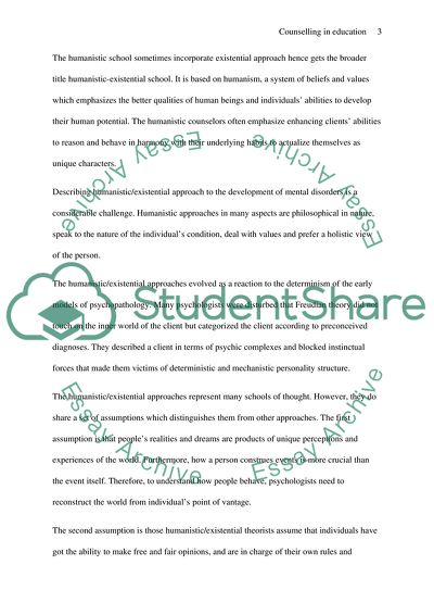 The Concept of Counselling in Education