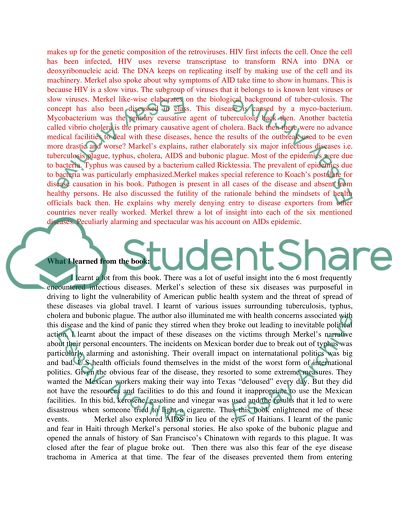 Epidemics In America