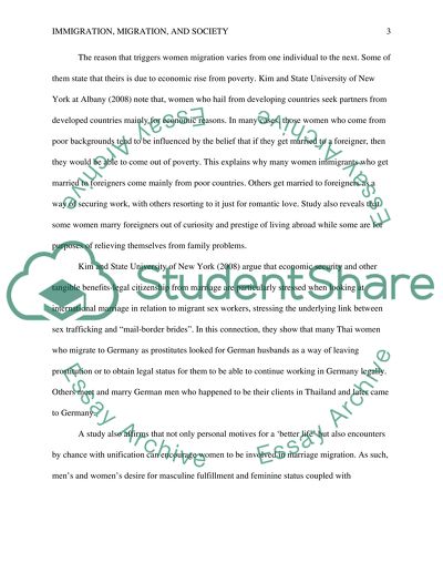 Immigration, Migration, and Society