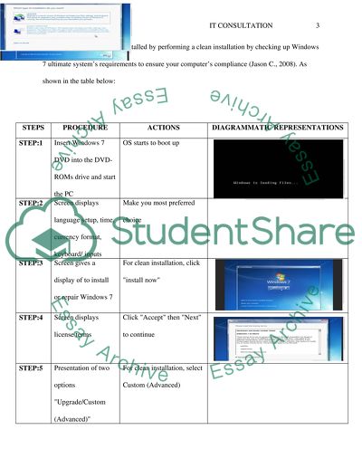 Assignment 1: IT Consultation for Mr. Green