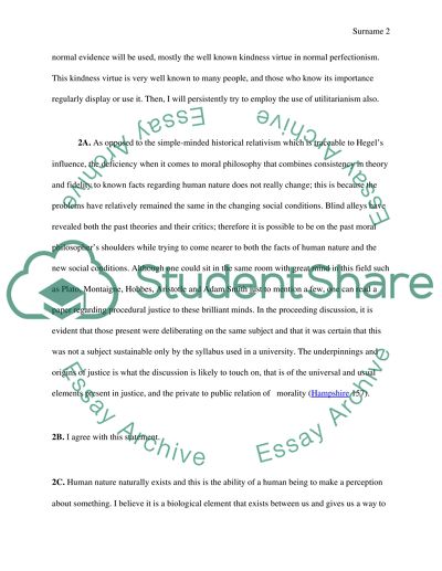 Human Nature or Affirmative Action