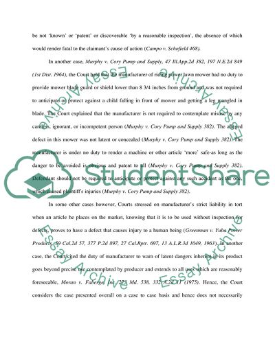 The Liability of the Manufacturers and Their Conduct in Case of Accidents