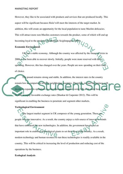 Market Selection Process in the UK