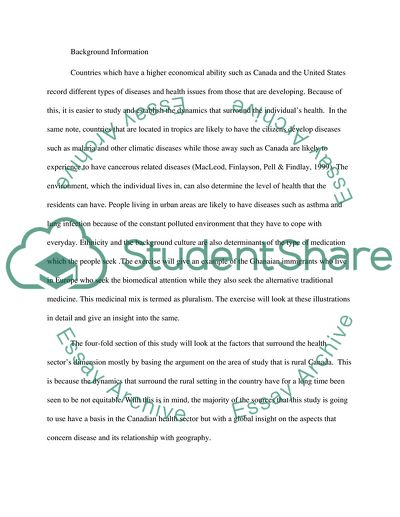 Equity Concerns in Canadian Rural Health Care