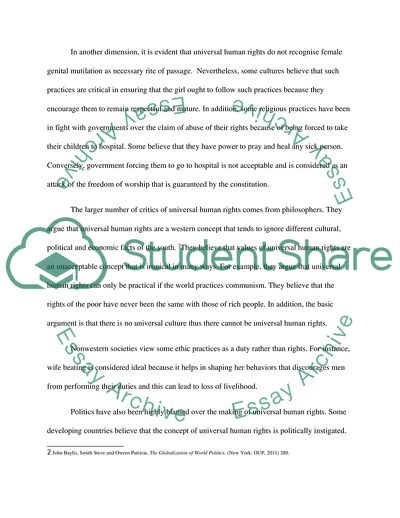 Opponents of Universal Human Rights