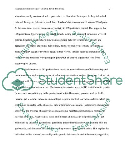 Article Summary: Psychoneuroimmunology of Irritable Bowel Syndrome
