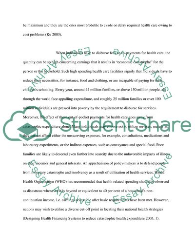 The Use of Higher Co-Payments to Reduce Expenditure on Health Care