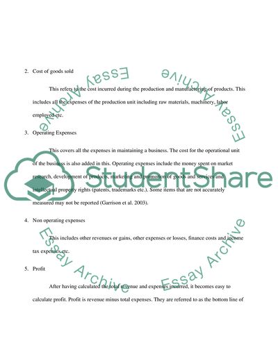 Income Statement - Ford Motor Company