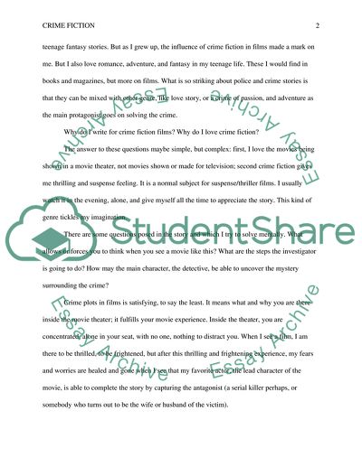 Why I Love Crime Fiction in Films