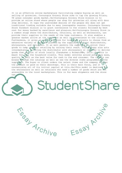 Cornunopia Grocery Store