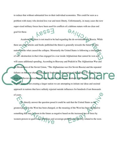 Collaspe of the Soviet Union