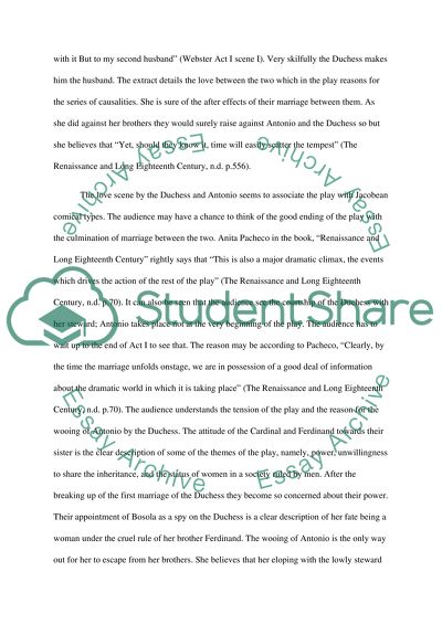 The Duchess of Malfi by John Webster