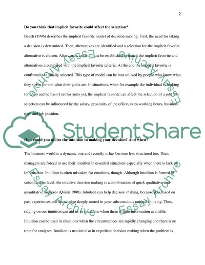 The Bounded Rationality