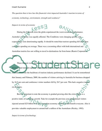 Current Issues Forums Tourism