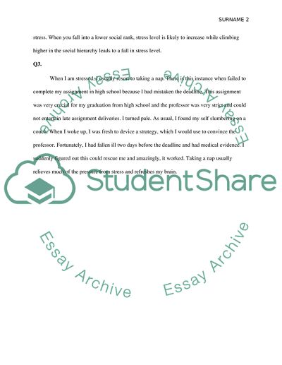 Watch a movie and answer 3 questions