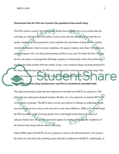 Federal Drug Administration and Prescription Drug User Fee Act