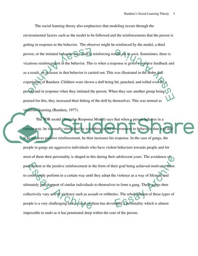Banduras Social Learning Theory