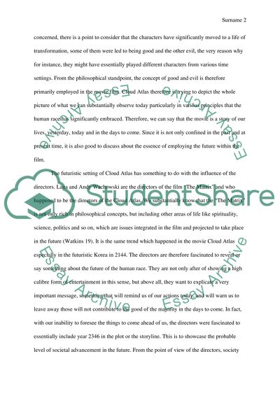 Cloud Atlas Film Analysis