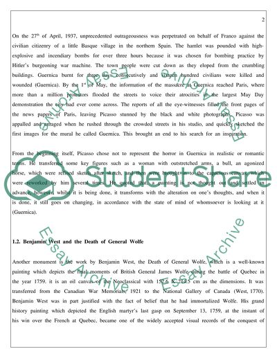 Guernica and The Death of General Wolfe