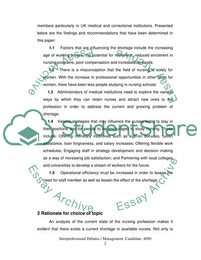 Managing Changes during Clinical Staff Shortages