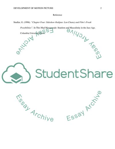 Lon Chaney and Films Freak Possibilities