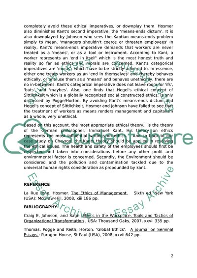 Hosmers Ethical Theory Issues