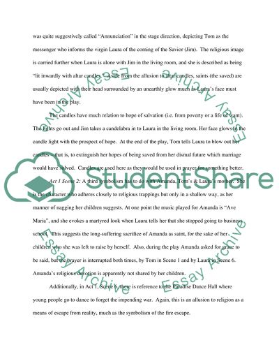 Religious Imagery in The Glass Menagerie