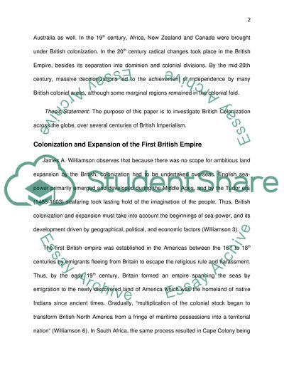 British Colonization