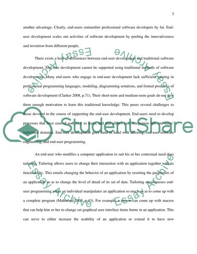 End-User Development