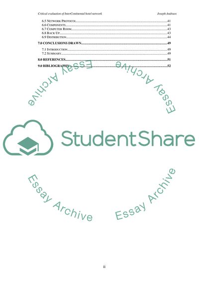 Critical evaluation of Intercontinental hotel network