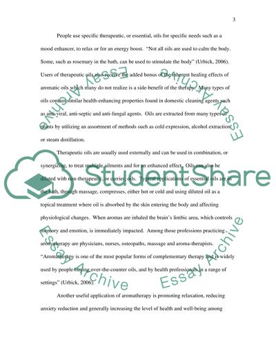 Aroma Therapy And Its History