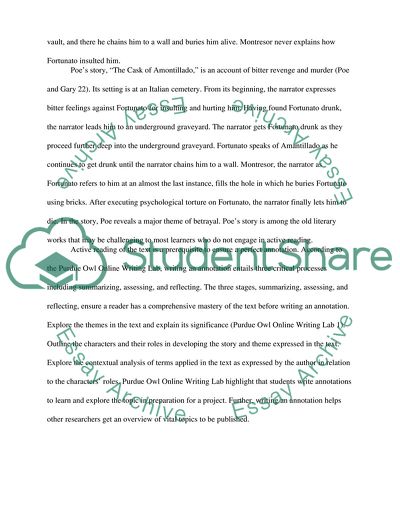 The Cask of Amontillado