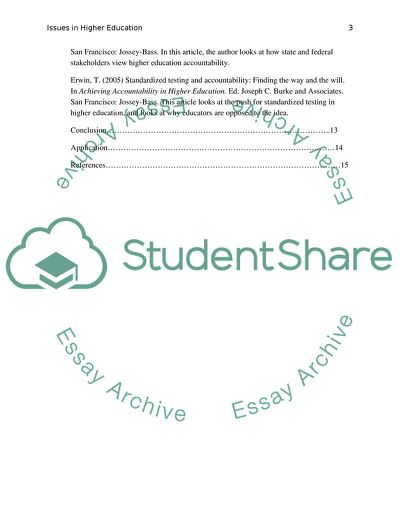 Issues in Higher Education: Globalization, Technology, and Accountability