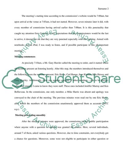 Williston Conservation Commission Meeting