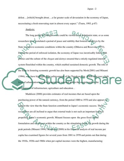 Transformation of the Japanese Economy