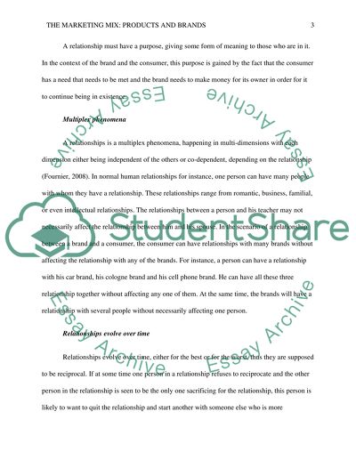 The Marketing Mix - Products and Brands