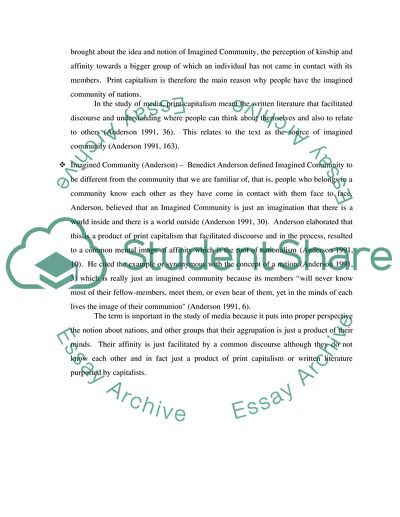 Media studies key glossary