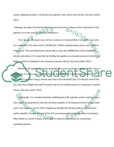 The Great Keystone Pipeline Debate Exercise