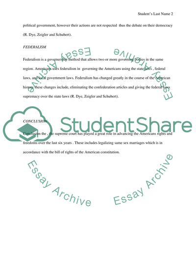 Supreme Court in America