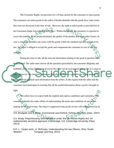 Sale and Supply of Goods