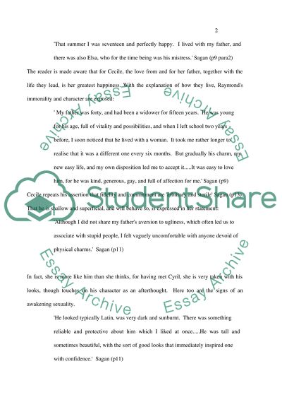 Bonjour Tristesse by Francoise Sagan