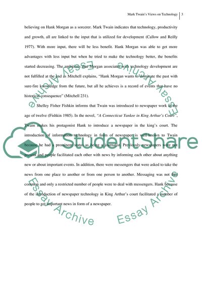 Mark Twains Views on Technology