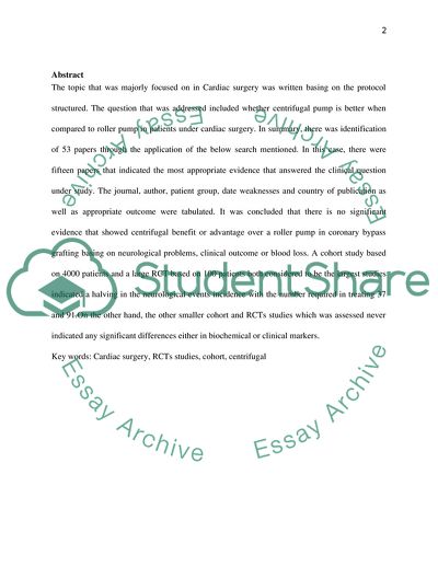 Red Blood Cell Damage and Cardiopulmonary Bypass