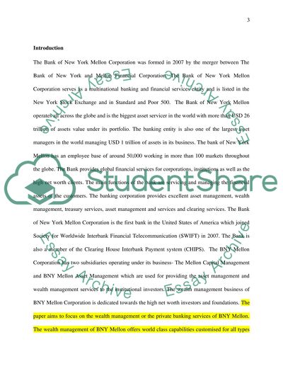 The Recent Performance of Bank of New York Mellon